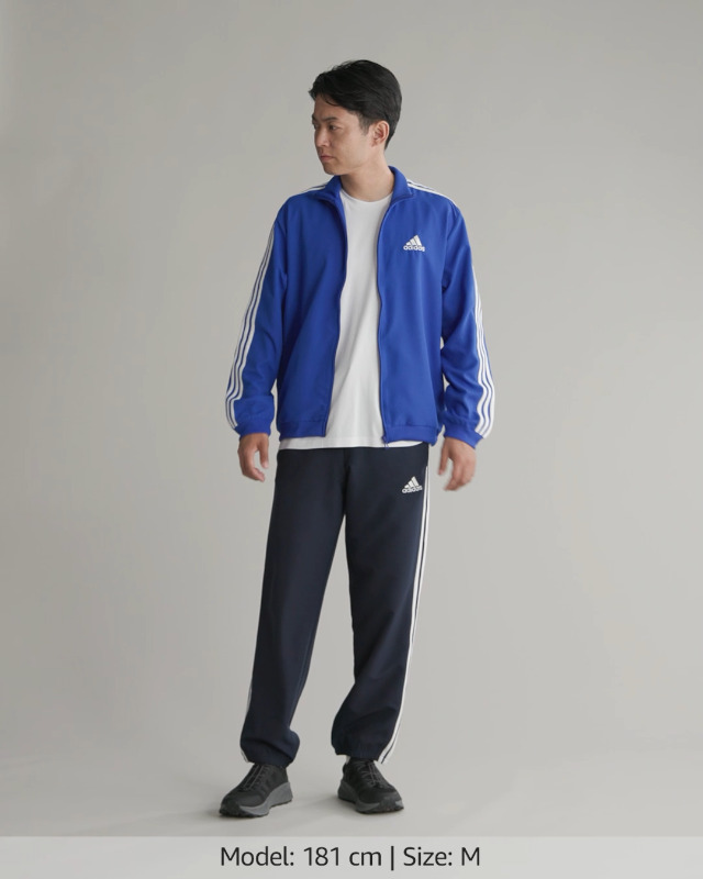 Amazon | アディダス ジャージ上下セット 3ストライプス WV TT TS